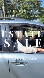 THIS WEEKEND!🌟 Pull up for a fabulous estate sale at 424 Woodford St in Portland!
Saturday, 9/19 from 8-3 + Sunday, 9/20 from 10-2
Vintage and antique furniture, decor, textiles, books, and more from the collection of the Cinamon family. Link in bio to see the preview!
#vintage #antique #estatesale #foresideantiques #thrift