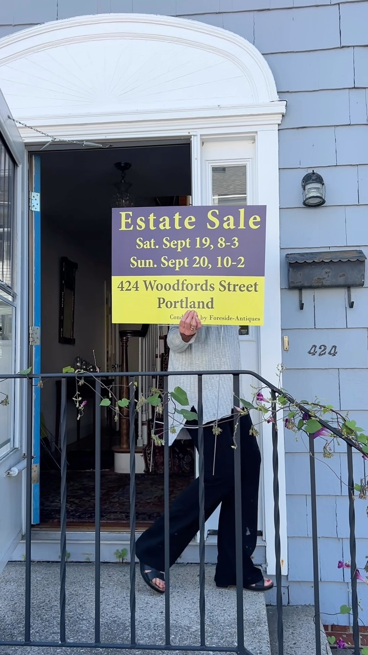 Stepping into sale weekend likeeee💅🏼
Join us for a wonderful estate sale at 424 Woodfords St in Portland
Saturday 9/19 8-3
Sunday 9/20 10-2
Preview in bio!

#vintage #antique #estatesale #homedecor #thrift